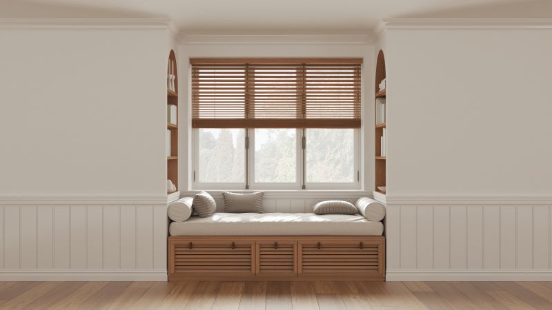 Wooden Window Seat