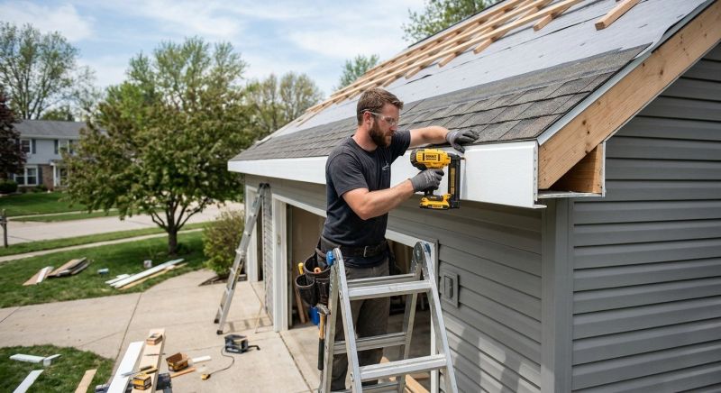 Garage Fascia Replacement in Olathe, KS