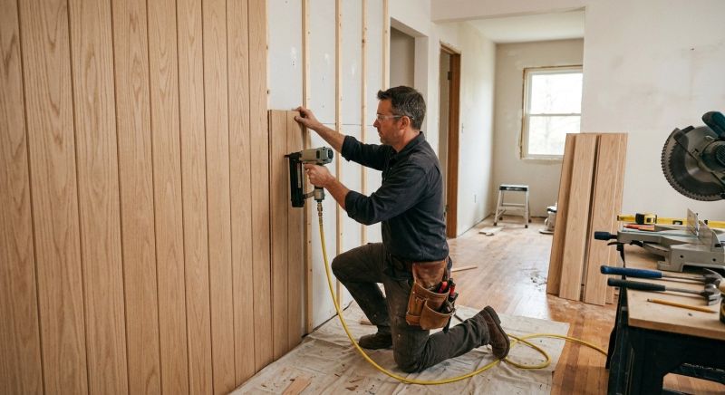 Wall Paneling Installation in Wilmington, NC